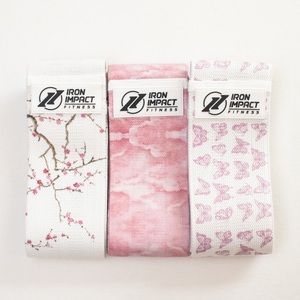Iron Impact Fitness cute pink booty bands For Home Glute Workouts
